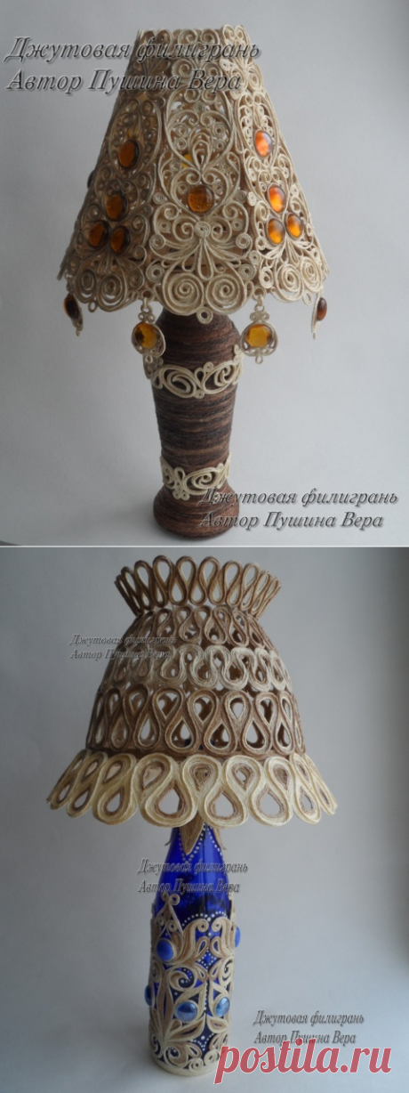 Джутовая филигрань. Ажурные идеи.