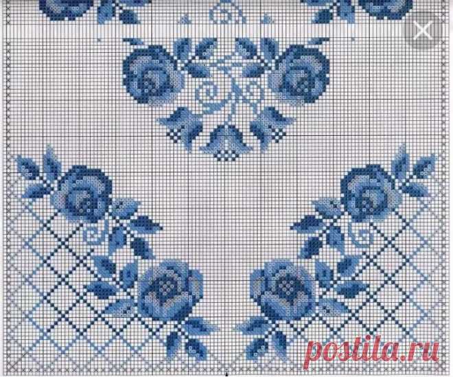 Вяжем красивые гжельские узоры спицами. Схемы. | Всё в жизни связано. | Яндекс Дзен