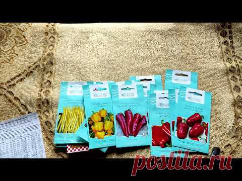 Обзор  посылки с семенами из Садов России