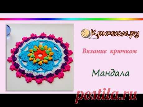 Мандала крючком. Как вязать мандалу крючком. Crochet. Mandala Madness