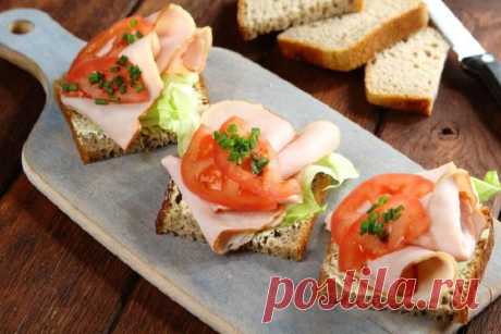 Простые и вкусные бутерброды за 5 минут – пошаговый рецепт с фото.
