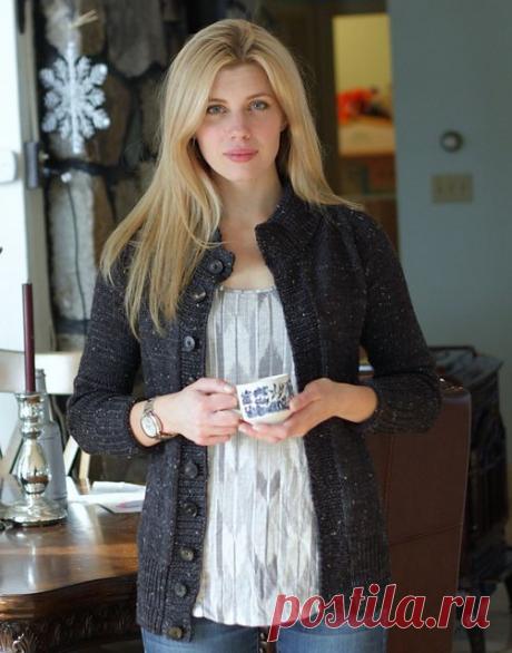 Кардиган из твида Cracked Pepper