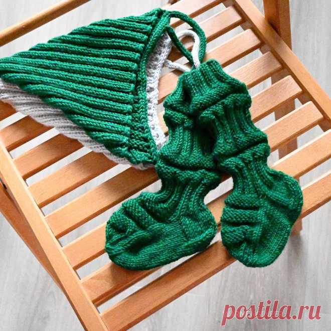 Детские финские носочки спицами. Описание | Вяжем Тут