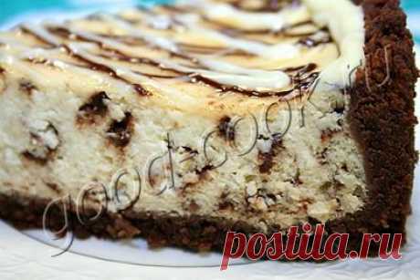 Хорошая кухня - чизкейк с шоколадом. Кулинарная книга рецептов. Салаты, выпечка.