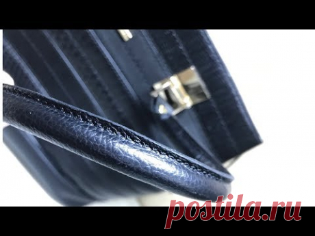 Круглые ручки для сумки из натуральной кожи