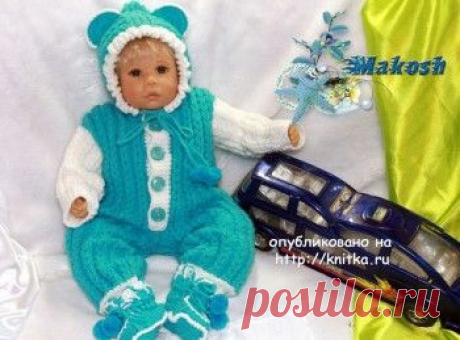 Комбинезон вязаный спицами. Схемы вязания детского комбинезона на Knitka.ru