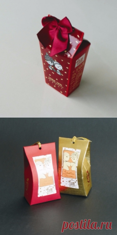 Красивые подарочные коробки – печатные шаблоны