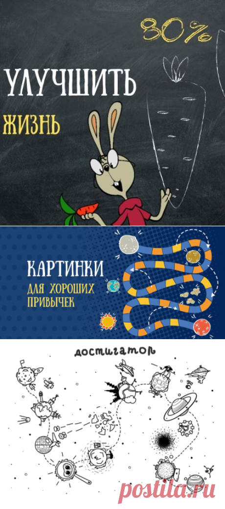 Простые картинки, которые помогут выработать нужные привычки - Лайфхакер