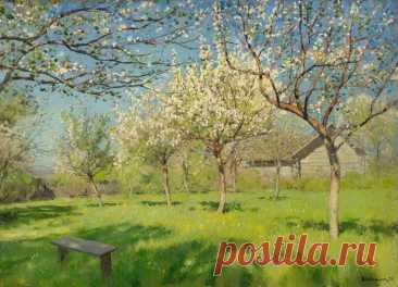Исаак Левитан
«Цветущие яблони»
1896