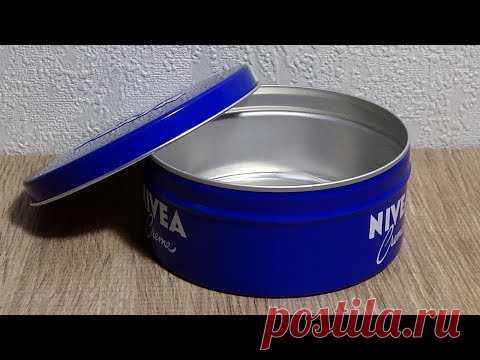 Обычную баночку от крема превратили в потрясающе красивую поделку - YouTube