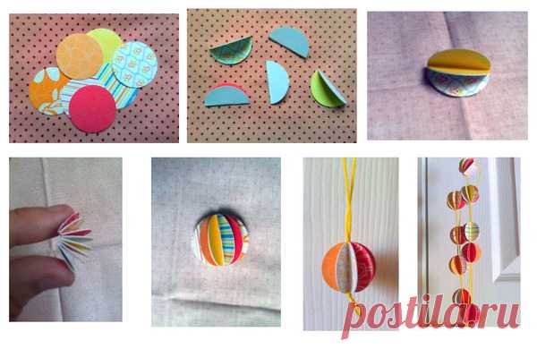 Дом из утеплитеНовогодний шар из бумаги своими
