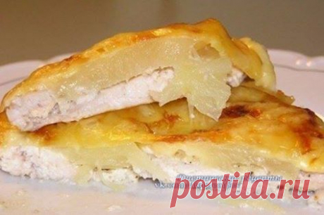 КУРИЦА С АНАНАСАМИ
Ингредиенты:
Грудка куриная 800 гр.
Ананас кольцами(консервированный) 200гр.
Лук 100 гр.
Сыр нежирный 60 гр.
Соевый соус 20 гр.
Сметана 10% 50гр.