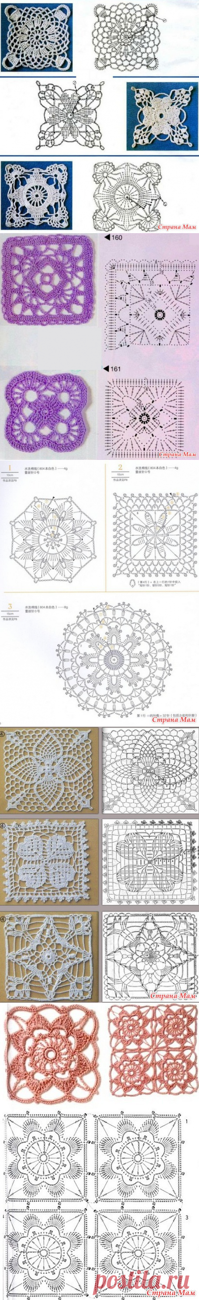 Мотивы и узоры - крючком от Страны Мам
