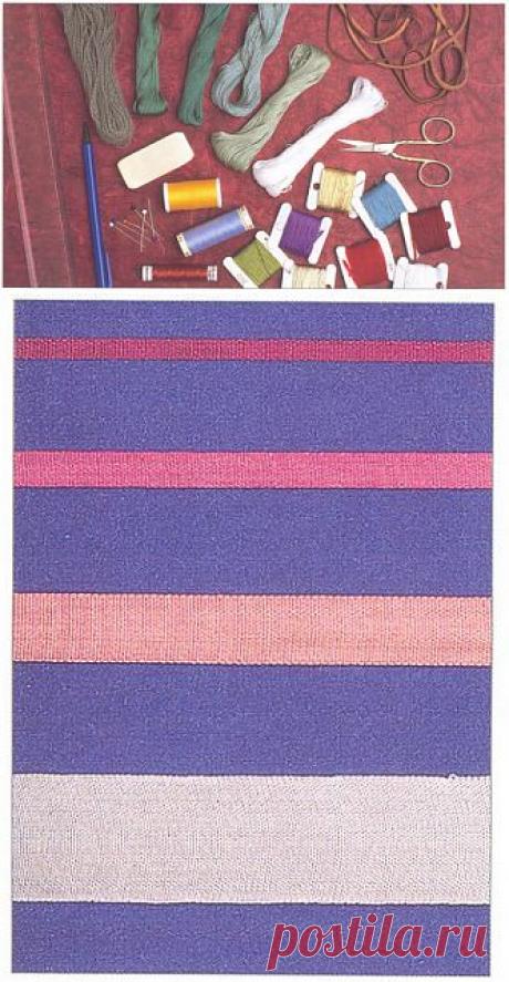 Вышивка Лентами Техника