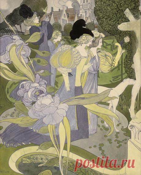 Изысканные женские образы на полотнах Georges de Feure