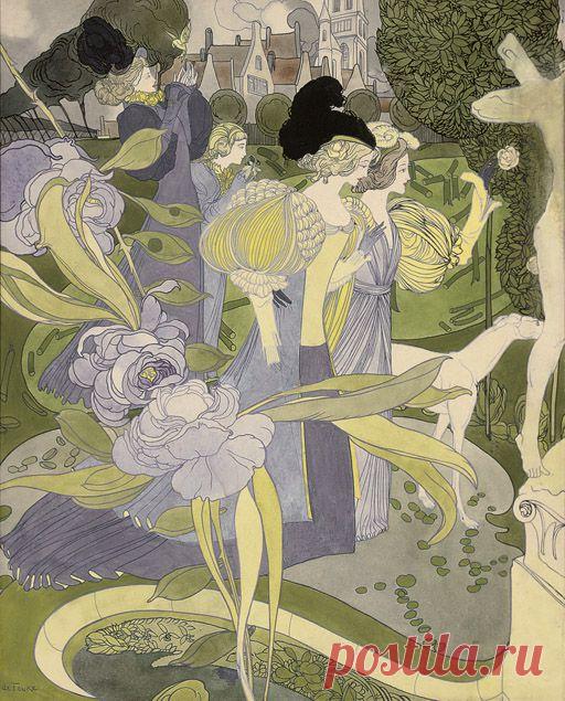 Изысканные женские образы на полотнах Georges de Feure