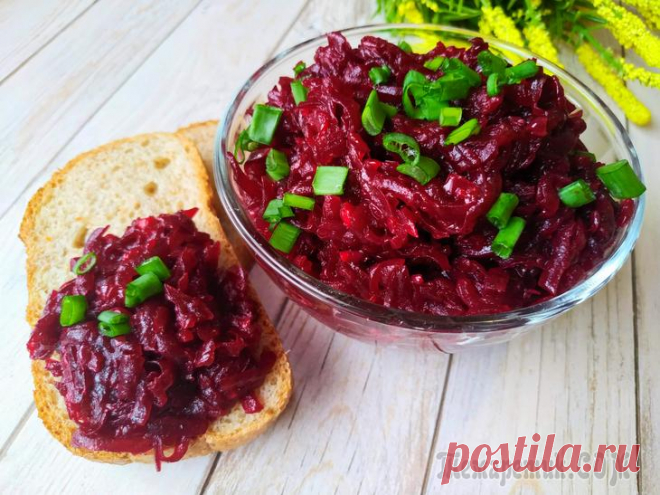 Великолепная закуска из свеклы на каждый день (без чеснока)! Хочу напомнить вам о такой прекрасной закуске из обычной свеклы, которую можно готовить хоть каждый день: дешево, очень вкусно и совершенно постно, на мой взгляд, то, что необходимо после длительных н...