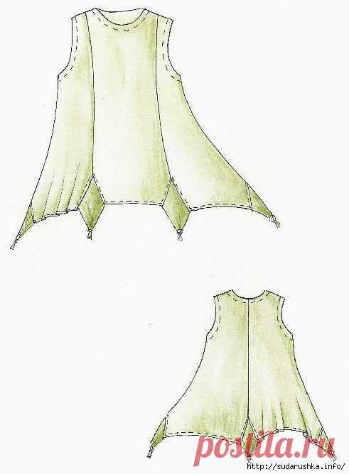 Большая подборка Бохо или богемские выкройки, эскизы одежды - Лена Воронцова | Профиль - Nebka.ru