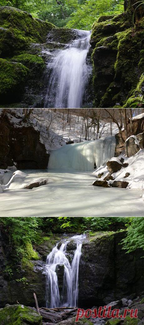 Кравцовские водопады из пяти каскадов в Приморском крае