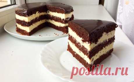 Самый популярный торт на моем канале в ютубе! Торт шоколадный с очень вкусным кремом! | В гостях у Аннушки Рецепты | Дзен