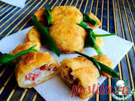 Закусочные пирожки-конфетки (суперское тесто) - кулинарный рецепт