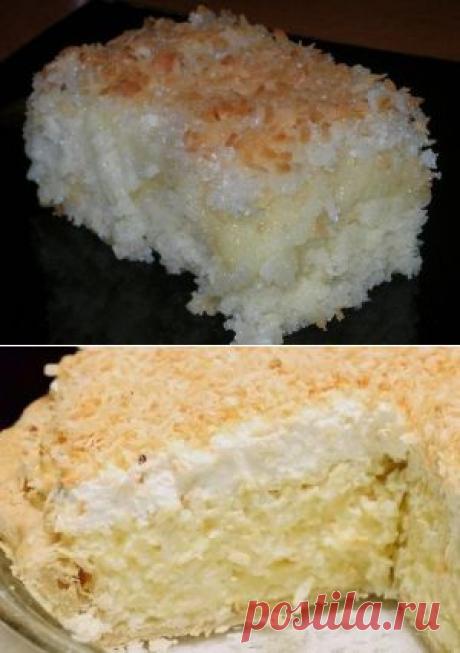 Изумительный кокосовый пирог » Кулинарные рецепты