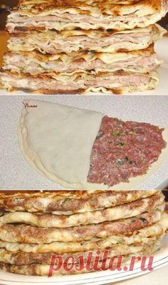 Китайские лепешки с мясом - безумно вкусные и сочные