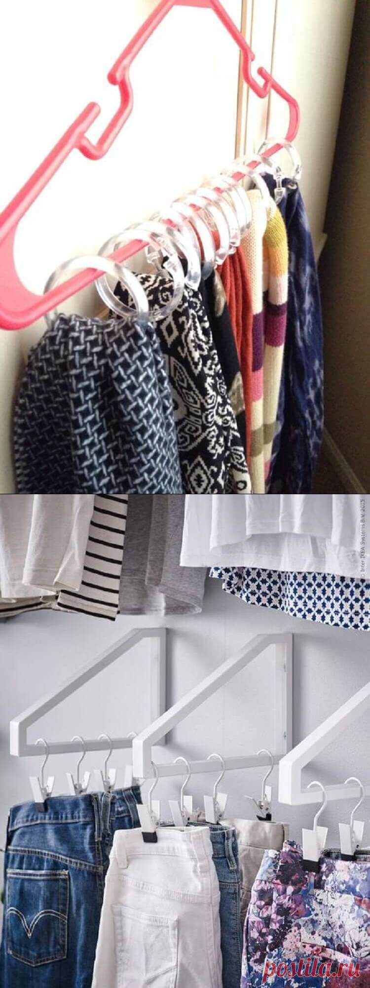 22 офигенных примера, как складывать вещи в шкафу | Тысяча и одна идея