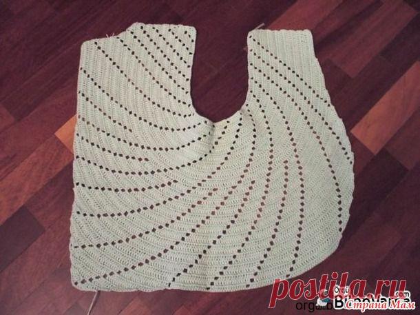 . Жакет необычного кроя крючком - Все в ажуре... (вязание крючком) - Страна Мам