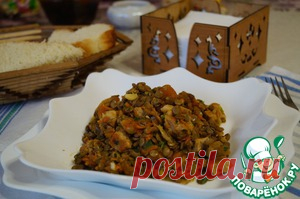 Чечевица с мясом и овощами - кулинарный рецепт