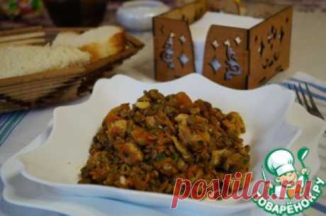 Чечевица с мясом и овощами - кулинарный рецепт