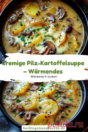 Herzhafte Pilz-Kartoffelsuppe – Ein einfaches Rezept für kalte Tage - kathisgenusskueche.de