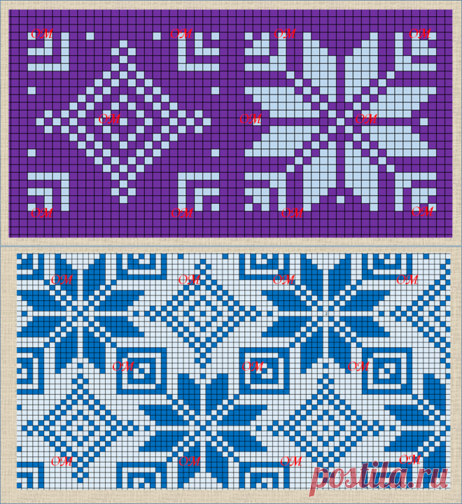 21 жаккардовая схема в стиле норвежских узоров | ЖАККАРДос | Яндекс Дзен