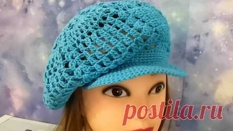 Кепка крючком Схемы вязания, модели и узоры спицами. Вязание спицами со схемами и описанием. Вязание спицами для начинающих и профессионалов. Каждый день новая схема и мастер классы.