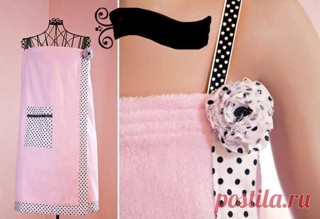 Банный халат-полотенце. Мастер-класс | Умелые ручки