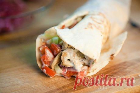 Второе блюдо шаверма