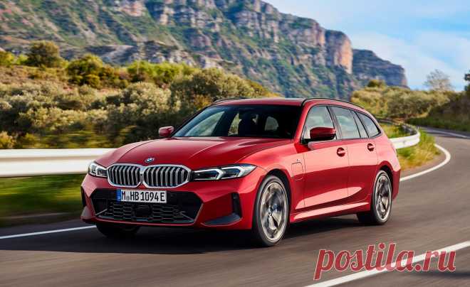 Обновленный BMW 3 Series Touring 2025 шестого поколения