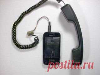 Подключение телефонной трубки к современному смартфону — Своими руками