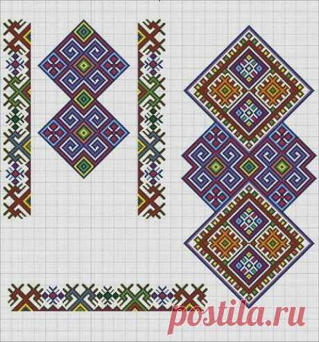 Схеми для вишиванок безкоштовно