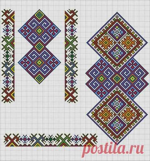 Схеми для вишиванок безкоштовно
