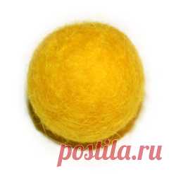 Работа с шерстью: как сделать войлочные бусины