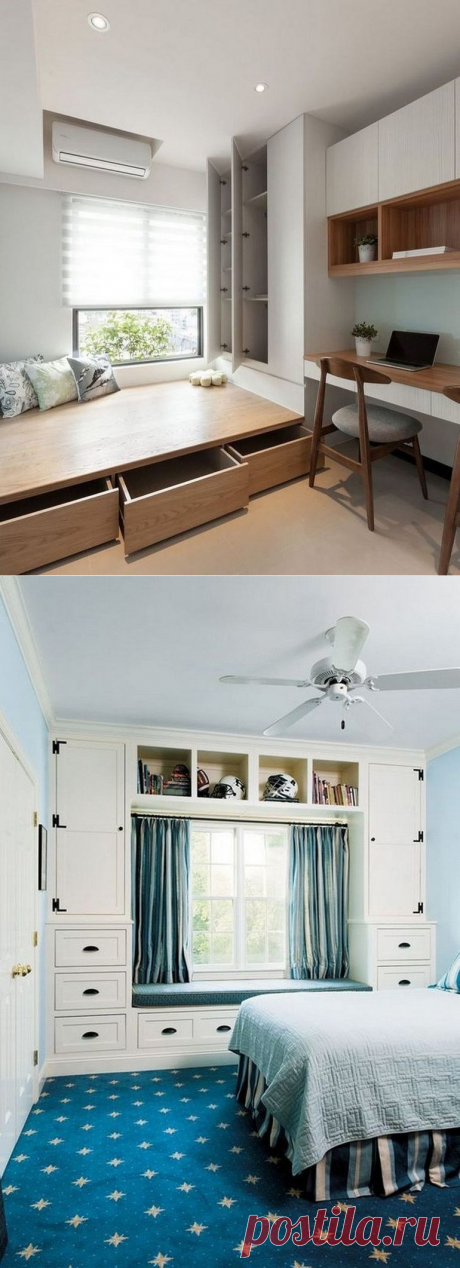 Удобные дизайны гардероба для маленькой спальни