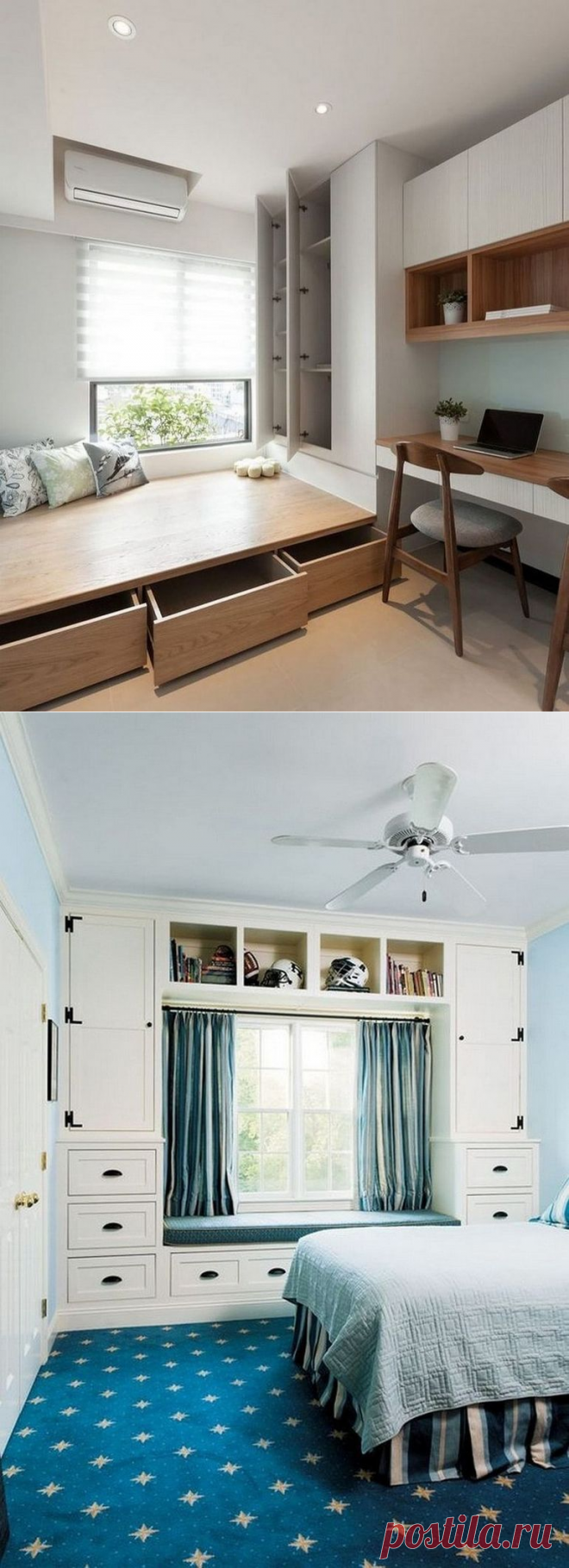 Удобные дизайны гардероба для маленькой спальни