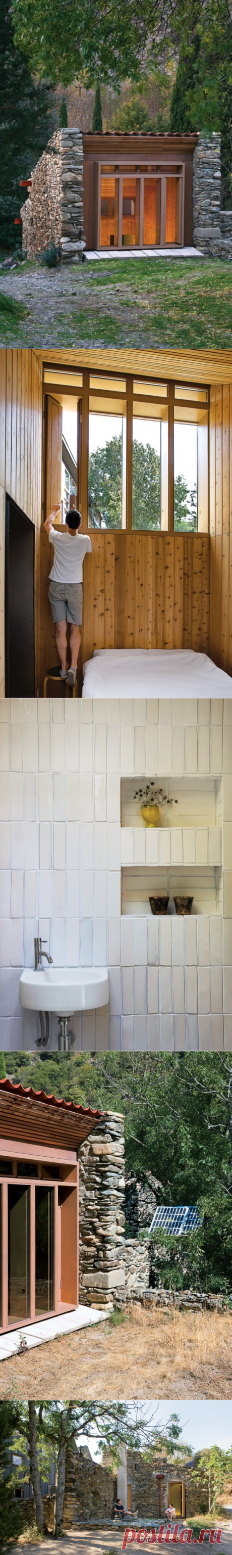 Коттедж из руин старой мельницы