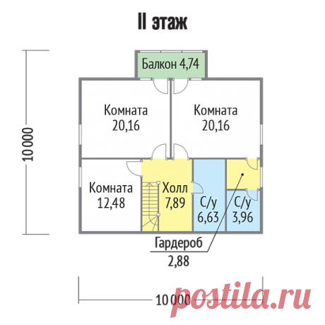 Дом Канцлер 3 размер 10х10 » Каталог » Терем | www.terem-pro.ru
