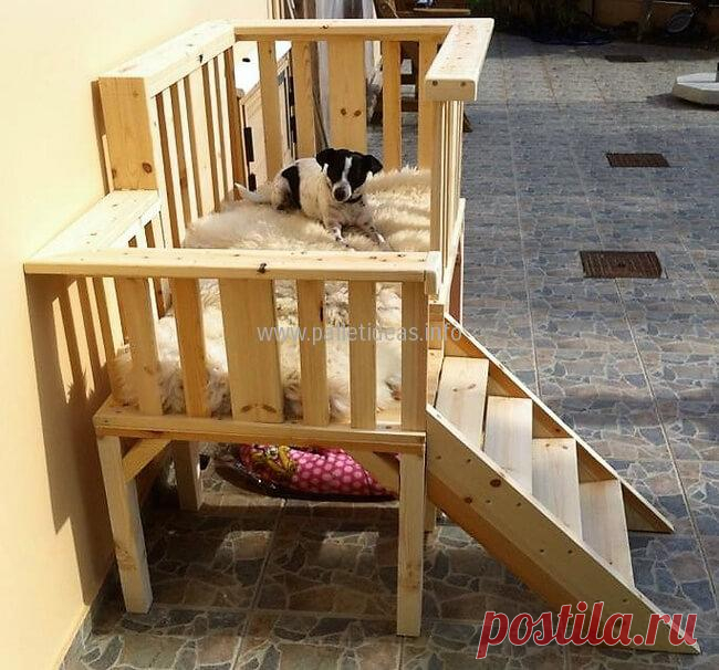 Repurposed Wood Pallets Dog Bed Plan | Pallet Ideas