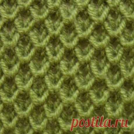 Схема вязания спицами соты: 10 вариантов выполнения узора, фото