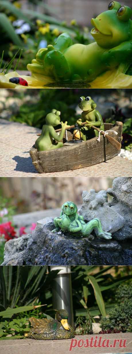 Милые садовые аксессуары.
Думаю, что не ошибусь, если скажу, что завершенность дачному участку придают 2 вещи, точнее 2 элемента его оформления: четко оформленные границы и милые садовые аксессуары. Вот такие, например, как эти.