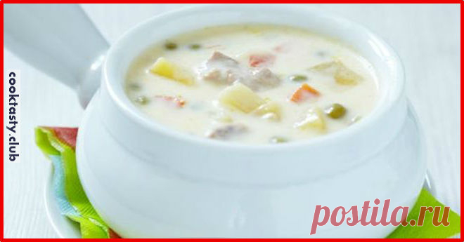 Сырный суп с куриной грудкой . Милая Я