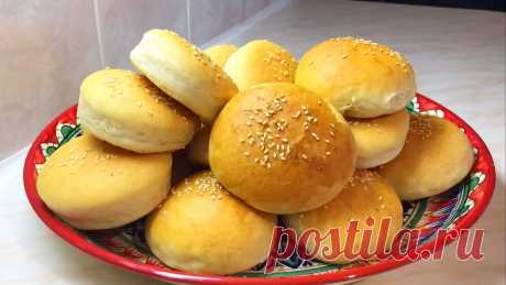 Рецепт вкусных булочек для завтрака или для бургеров. Без яиц и сливочного масла. | В гостях у Аннушки Рецепты | Дзен